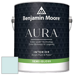 Benjamin Moore Aura 528 Waterborne Interior Semi-gloss Finish краска цвет NCS S 0510-B30G 