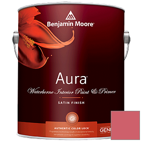 Краска Aura Waterborne Interior Satin Finish (526) цвет 1313 Milano Red