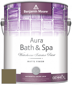 Benjamin Moore Aura 532 Bath & Spa Waterborne Interior Paint Matte Finish краска цвет 2143-10 Sage