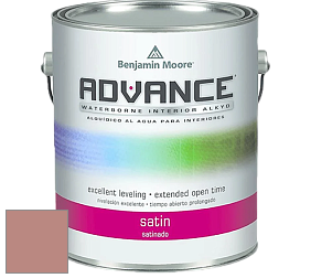 Benjamin Moore 792 Advance Interior Paint-Satin эмаль цвет 2094-40 Soft Cranberry