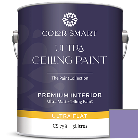 Краска COLOR SMART CS 758 ULTRA CEILING PAINT ультраматовая краска цвет 1398 Charmed Violet