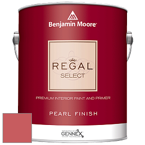 Benjamin Moore 550 Regal Select Waterborne Interior Pearl Finish краска цвет 2008-30 Raspberry Blush