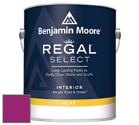 Benjamin Moore 547 Regal Select Waterborne Interior Flat Finish краска цвет RAL 4006 
