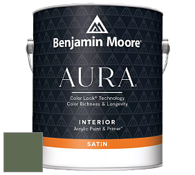 Benjamin Moore Aura 526 Waterborne Interior Satin Finish покрытие цвет NCS S 6020-G30Y 