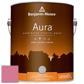 Benjamin Moore Aura 634 Waterborne Exterior Low Lustre Finish краска цвет 2004-40 Pink Starburst