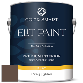 COLOR SMART CS 745 ELIT PAINT глубокоматовая моющаяся краска цвет 2107-10 Chocolate Candy Brown