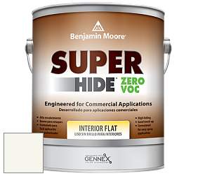 Benjamin Moore 355 Super Hide Zero Voc Interior Flat краска цвет OC-117 Simply White