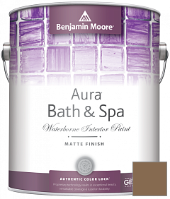 Краска Benjamin Moore Aura Bath & Spa Interior Paint Matte Finish (532) цвет 1043 Blue Ridge Mountains