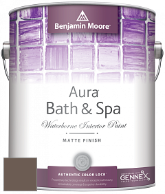 Benjamin Moore Aura 532 Bath & Spa Waterborne Interior Paint Matte Finish краска цвет 2111-30 Mustang