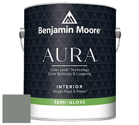 Benjamin Moore Aura 528 Waterborne Interior Semi-gloss Finish краска цвет NCS S 5005-G20Y 