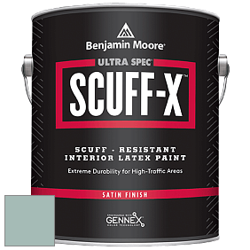 Benjamin Moore 486 Ultra Spec SCUFF-X Interior Satin Finish краска цвет 689 Rhine River