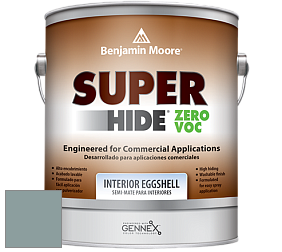 Benjamin Moore 357 Super Hide Zero Voc Interior Eggshell краска цвет 2123-30 Sea Star
