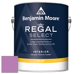 Benjamin Moore 547 Regal Select Waterborne Interior Flat Finish краска цвет 2075-40 Pink Raspberry