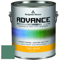 Benjamin Moore 794 Advance Interior Paint-High Gloss глянцевая алкидная эмаль цвет 2041-30 Green Gables