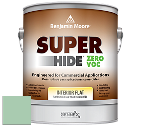 Benjamin Moore 355 Super Hide Zero Voc Interior Flat краска цвет 2035-50 Spruce Green