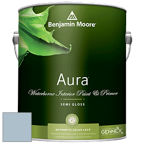 Benjamin Moore Aura 528 Waterborne Interior Semi-gloss Finish краска цвет AF-535 