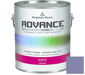 Краска Benjamin Moore 792. Advance Interior Paint-Satin эмаль цвет 1406 Purple Heart