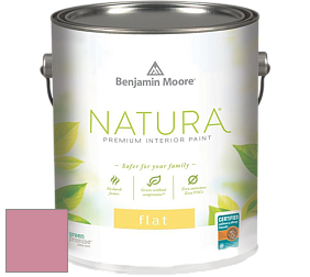 Benjamin Moore 512 Natura Interior Flat Finish матовая краска цвет 2081-40 Pink Blossom