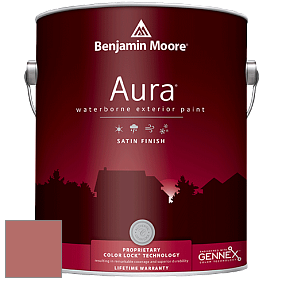 Benjamin Moore Aura 631 Waterborne Exterior Satin Finish краска цвет 2090-40 Wild Flower