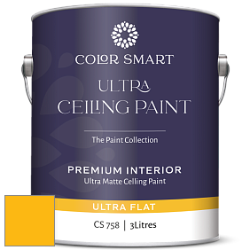 COLOR SMART CS 758 ULTRA CEILING PAINT ультраматовая краска цвет 2020-30 Sparkling Sun