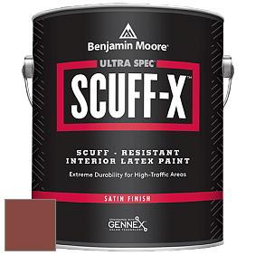 Benjamin Moore 486 Ultra Spec SCUFF-X Interior Satin Finish краска цвет 2091-20 Rustic Brick