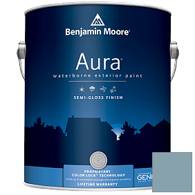 Краска Aura Waterborne Exterior Semi-Gloss Finish (632) цвет 1643 Franklin Lakes