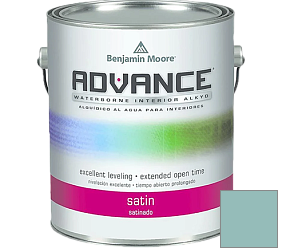 Краска Benjamin Moore 792. Advance Interior Paint-Satin эмаль цвет 676 Spirit in the Sky