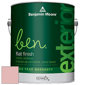 Benjamin Moore Ben 541 Waterborne Exterior Flat Finish краска цвет 2088-60 Fruit Shake