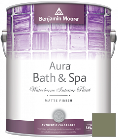 Краска Benjamin Moore Aura Bath & Spa Interior Paint Matte Finish (532) цвет HC-122 BM HC-122