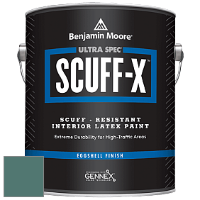 Benjamin Moore 485 Ultra Spec SCUFF-X Interior Eggshell Finish краска цвет 2050-30 Newport Green