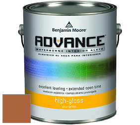 Benjamin Moore 794 Advance Interior Paint-High Gloss глянцевая алкидная эмаль цвет 2166-10 Gold Rush