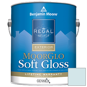 Краска Regal Select Exterior Paint-Moor GloSoft Gloss Finish (W096) цвет 2062-70 Harbor Fog