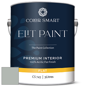 COLOR SMART CS 745 ELIT PAINT глубокоматовая моющаяся краска цвет 1571 Imperial Gray