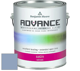 Benjamin Moore 792 Advance Interior Paint-Satin эмаль цвет 1433 Blue Pearl