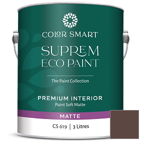 Краска COLOR SMART CS 619 SUPREM ECO PAINT матовая краска цвет 2113-10 Chocolate Sundae