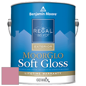 Benjamin Moore W096 Regal Select Exterior Paint-Moor GloSoft Gloss Finish краска цвет 2081-40 Pink Blossom