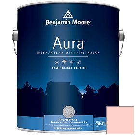 Краска Aura Waterborne Exterior Semi-Gloss Finish (632) цвет 001 Pink Powderpuff