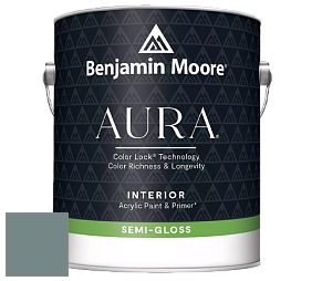 Benjamin Moore Aura 528 Waterborne Interior Semi-gloss Finish краска цвет NCS S 5010-B50G 