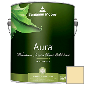 Краска Aura Waterborne Interior Semi-gloss Finish (528) цвет 346 Yellow Lilies