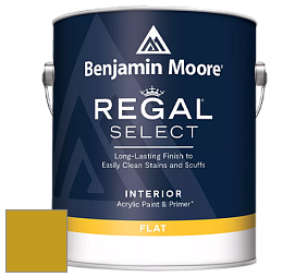 Benjamin Moore 547 Regal Select Waterborne Interior Flat Finish краска цвет NCS S 2070-G90Y 