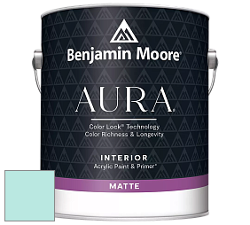 Benjamin Moore Aura 522 Interior Paint - Matte краска цвет 2048-60 Jamaican Aqua