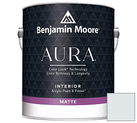 Краска Benjamin Moore Aura Interior Paint - Matte (522) цвет 2128-70 Lily White