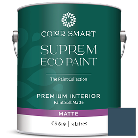 Краска COLOR SMART CS 619 SUPREM ECO PAINT матовая краска цвет 2059-10 Marine Blue