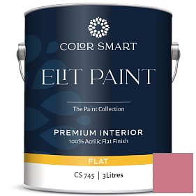 Краска COLOR SMART CS 745 ELIT PAINT глубокоматовая моющаяся краска цвет 2007-40 Coral Essence