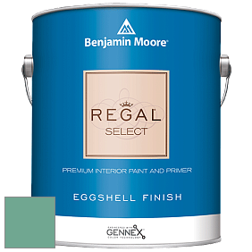 Benjamin Moore 549 Regal Select Waterborne Interior Eggshell Finish краска цвет 2040-40 Summer Basket Green
