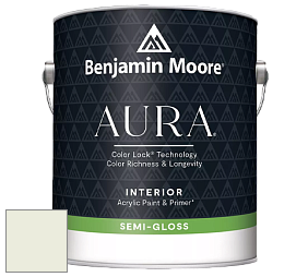Benjamin Moore Aura 528 Waterborne Interior Semi-gloss Finish краска цвет 851 Tint of Mint