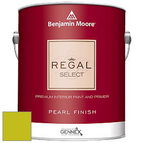 Benjamin Moore 550 Regal Select Waterborne Interior Pearl Finish краска цвет 2027-30 Eccentric Lime