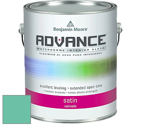 Benjamin Moore 792 Advance Interior Paint-Satin эмаль цвет 606 Island Paradise