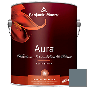Краска Aura Waterborne Interior Satin Finish (526) цвет 1623 Britannia Blue