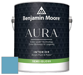 Benjamin Moore Aura 528 Waterborne Interior Semi-gloss Finish краска цвет NCS S 2040-B 